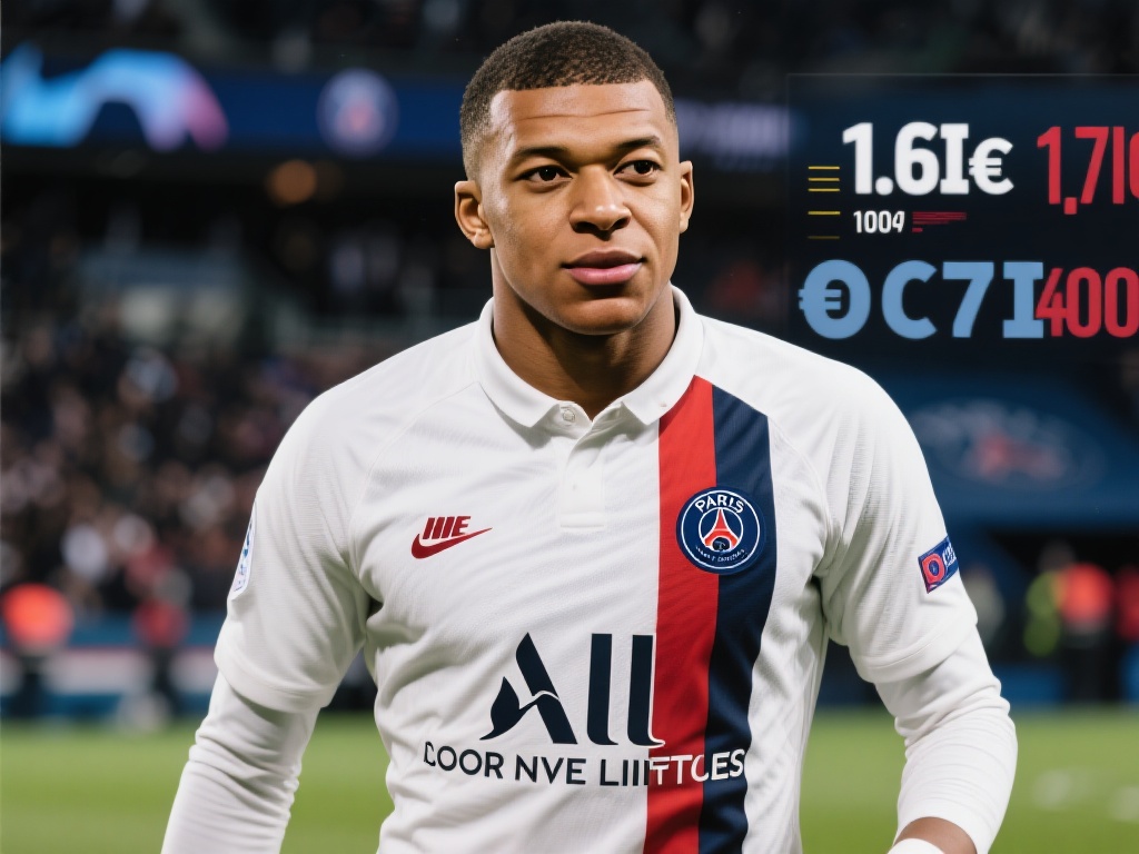 姆巴佩身价再创新高 飙升1000万欧达1.7亿欧 在足球世界中,球员身价的波动总是能引发无