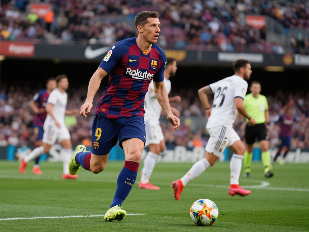 西甲-莱万建功奥尔莫闪耀 巴萨3-0大胜奥萨苏纳 这场比赛中,莱万不仅完成了个人得分,还在